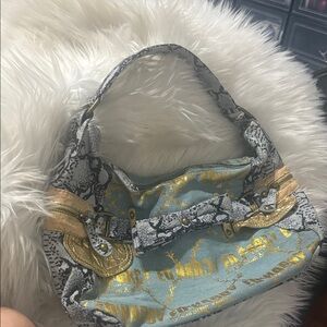 Vintage ED HARDY denim satchel